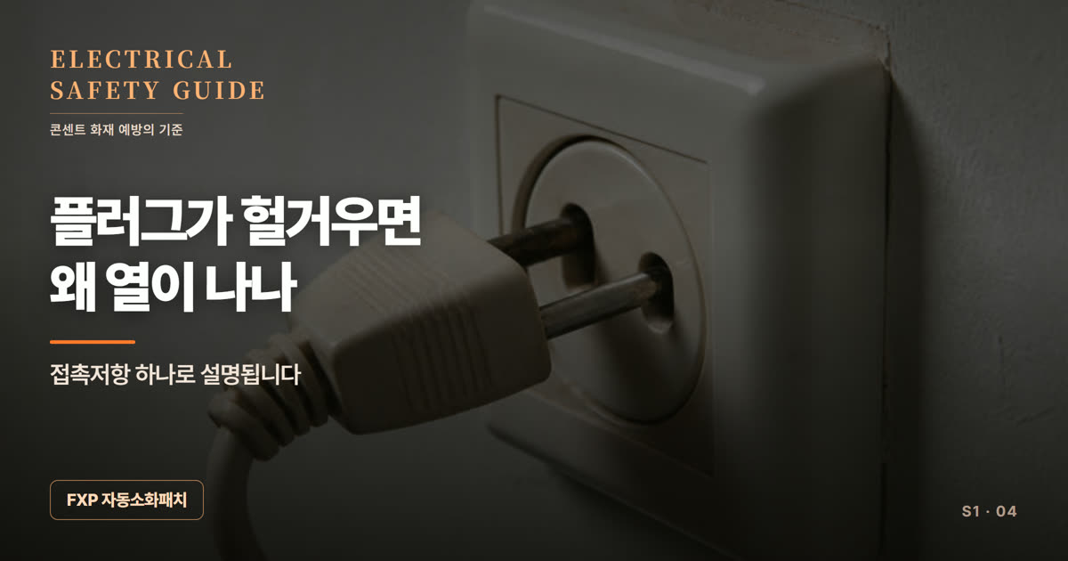 플러그가 헐거우면 왜 열이 나나