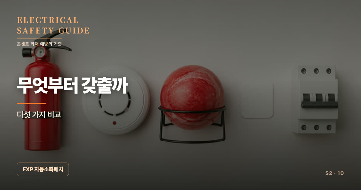 무엇부터 갖출까 — 다섯 가지 비교